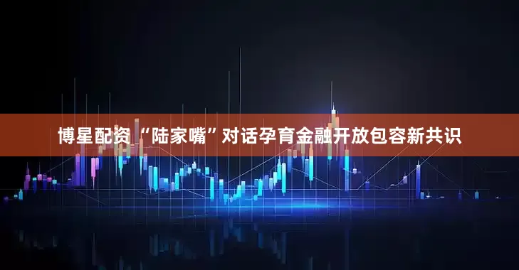 博星配资 “陆家嘴”对话孕育金融开放包容新共识
